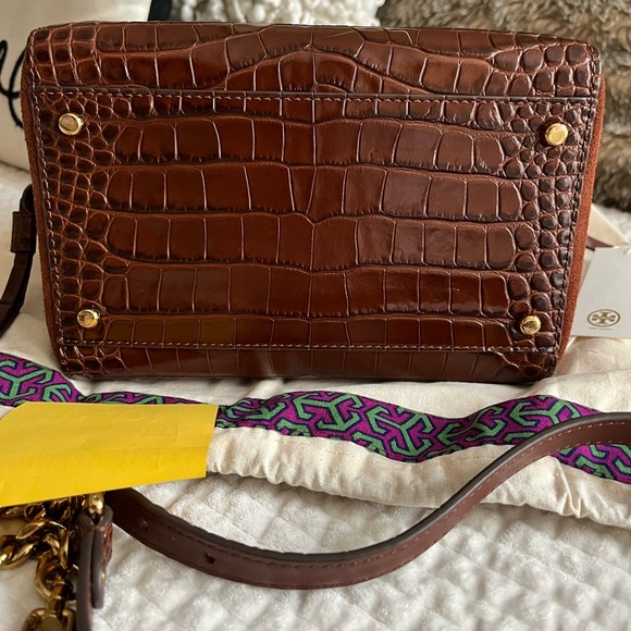 Kira Embossed Satchel - Picture 2 of 6